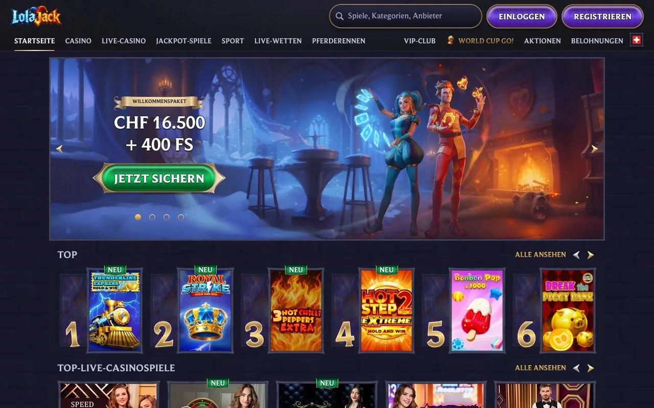 Lolajack interface